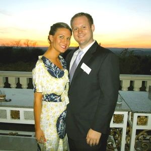 Chris Benz Anthropologie Long Yellow Printed Dress